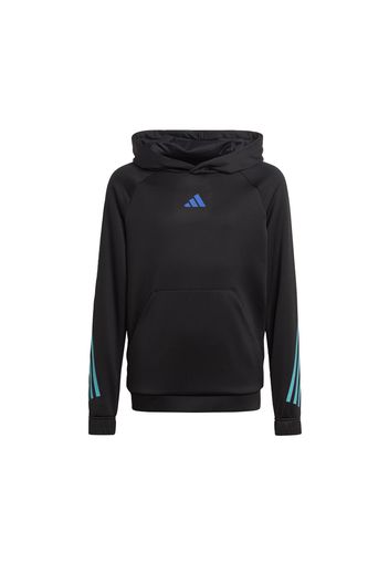 ADIDAS SPORTSWEAR Felpa sportiva  blu / nero