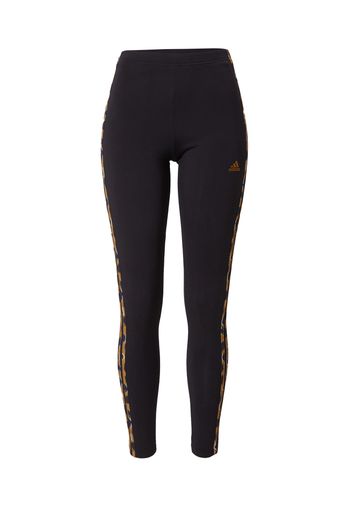 ADIDAS SPORTSWEAR Pantaloni sportivi  ocra / nero / bianco