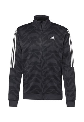 ADIDAS SPORTSWEAR Giacca di felpa sportiva  grigio scuro / nero / bianco