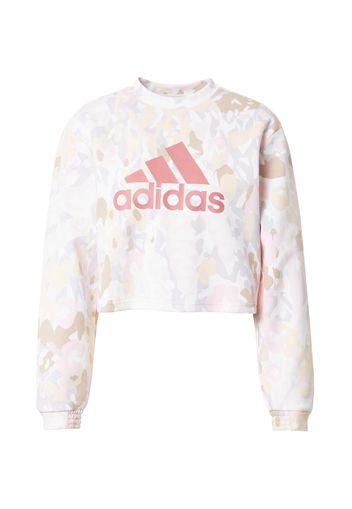 ADIDAS SPORTSWEAR Felpa sportiva  beige scuro / sambuco / rosa / bianco