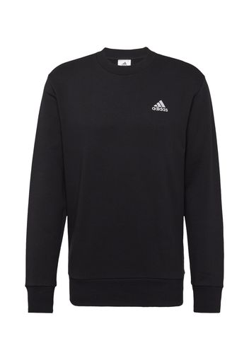 ADIDAS SPORTSWEAR Felpa sportiva  nero / bianco