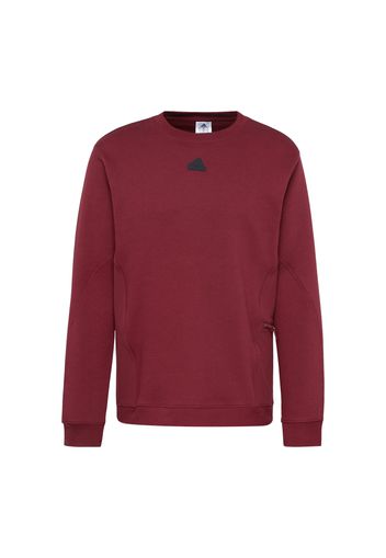 ADIDAS SPORTSWEAR Felpa sportiva  rosso vino / nero