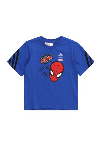 ADIDAS SPORTSWEAR Maglia funzionale 'Spider-Man'  blu / rosso / bianco