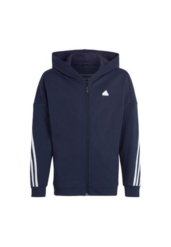 ADIDAS SPORTSWEAR Giacca di felpa sportiva  blu notte / bianco