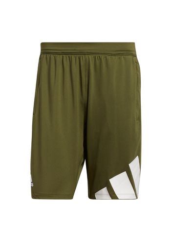 ADIDAS SPORTSWEAR Pantaloni sportivi  oliva / bianco