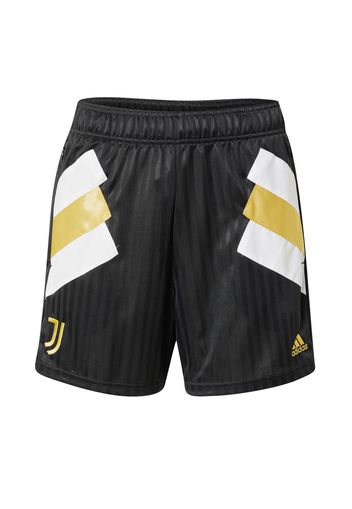 ADIDAS SPORTSWEAR Pantaloni sportivi  oro / nero / bianco