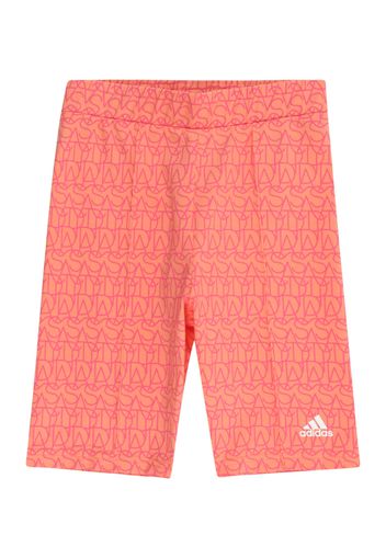 ADIDAS SPORTSWEAR Pantaloni sportivi  arancione pastello / rosa / bianco