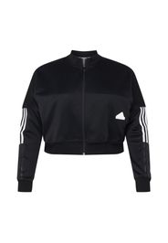 ADIDAS SPORTSWEAR Giacca di felpa sportiva  nero / bianco