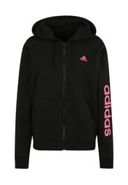 ADIDAS SPORTSWEAR Giacca di felpa sportiva  rosa chiaro / nero