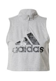 ADIDAS SPORTSWEAR Top sportivo  grigio chiaro / grigio scuro / grigio sfumato / nero