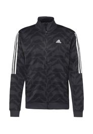 ADIDAS SPORTSWEAR Giacca di felpa sportiva  grigio scuro / nero / bianco