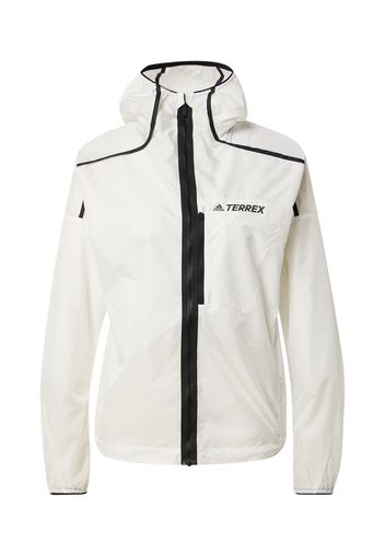 adidas Terrex Giacca per outdoor 'Agravic'  bianco / nero