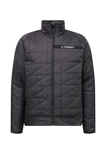 ADIDAS TERREX Giacca per outdoor  nero / bianco