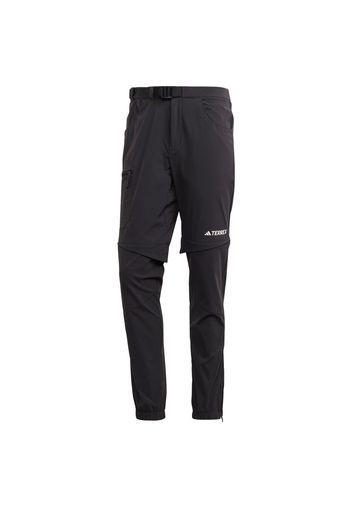 ADIDAS TERREX Pantaloni sportivi  nero / bianco