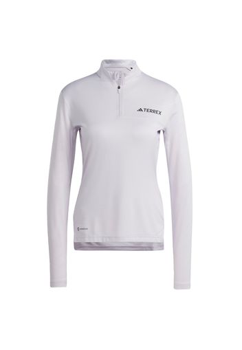 ADIDAS TERREX Maglia funzionale  nero / bianco