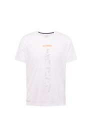 ADIDAS TERREX Maglia funzionale 'Agravic'  grigio / arancione / bianco