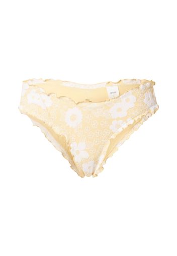 AERIE Pantaloncini per bikini  giallo / bianco