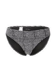 AERIE Pantaloncini per bikini  nero / bianco