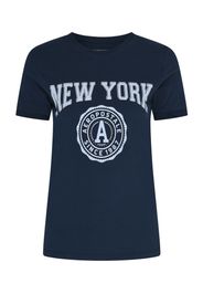 AÉROPOSTALE Maglietta 'New York'  navy / bianco