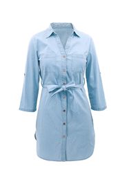 AIKI KEYLOOK Abito camicia 'Bloutfit'  blu chiaro