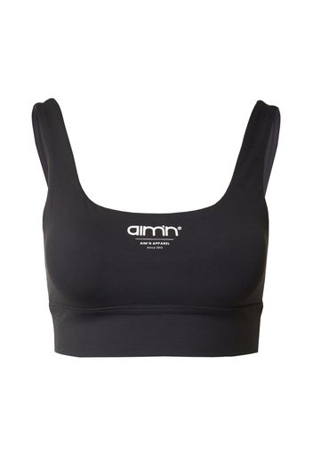 aim'n Reggiseno sportivo  nero / bianco