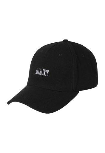 AllSaints Cappello da baseball  nero / bianco