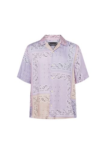 AllSaints Camicia 'TIKAL'  lilla pastello / cipria / nero / bianco