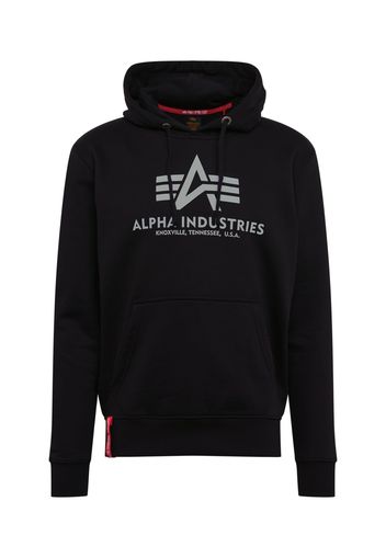 ALPHA INDUSTRIES Felpa  bianco / nero