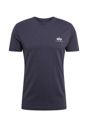 ALPHA INDUSTRIES Maglietta 'Basic T Small Logo'  blu scuro