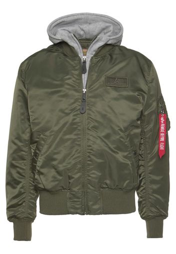 ALPHA INDUSTRIES Giacca di mezza stagione 'MA-1 D-Tec'  grigio sfumato / oliva