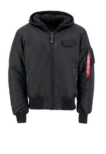 ALPHA INDUSTRIES Giacca di mezza stagione 'MA-1 ZH'  nero / colori misti