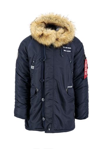 ALPHA INDUSTRIES Giacca invernale 'N3B Airborne'  blu / colori misti