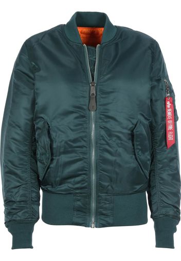 ALPHA INDUSTRIES Giacca di mezza stagione 'MA-1'  navy / arancione