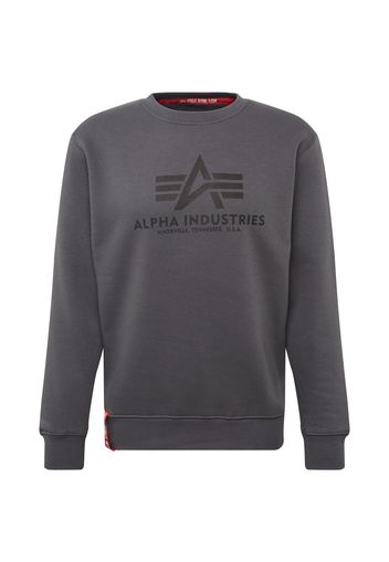 ALPHA INDUSTRIES Felpa  grigio scuro / grigio