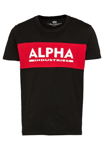 ALPHA INDUSTRIES Maglietta  rosso / nero / bianco