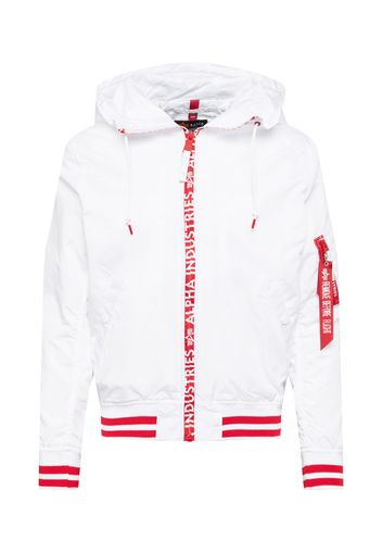 ALPHA INDUSTRIES Giacca di mezza stagione  bianco / rosso