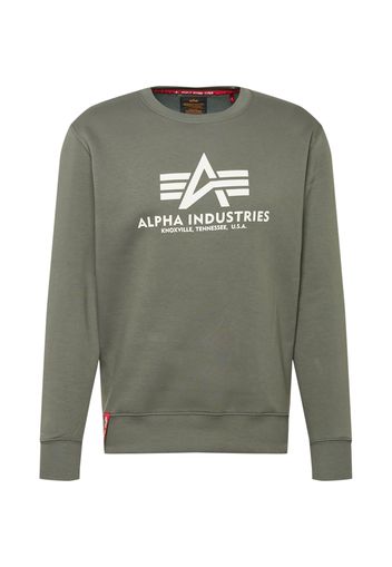 ALPHA INDUSTRIES Felpa  cachi / bianco naturale