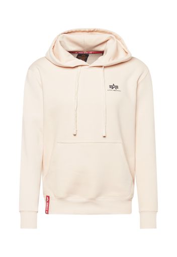 ALPHA INDUSTRIES Felpa  bianco perla / nero / rosso