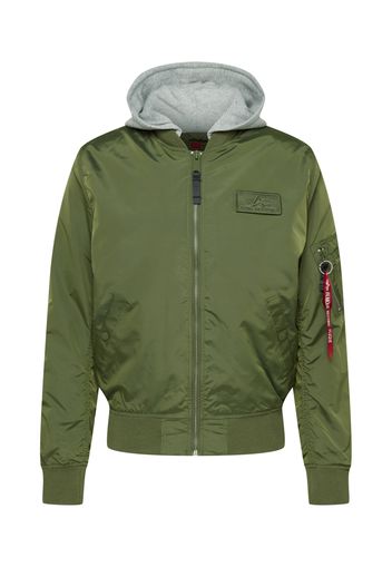 ALPHA INDUSTRIES Giacca di mezza stagione  oliva / rosso / bianco / grigio sfumato