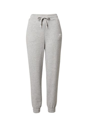 ALPHA INDUSTRIES Pantaloni  grigio sfumato / bianco