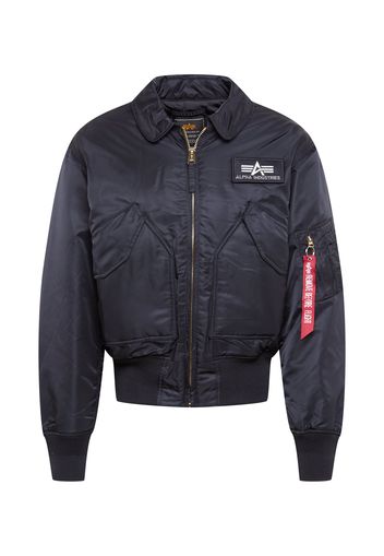 ALPHA INDUSTRIES Giacca di mezza stagione  nero / bianco / rosso