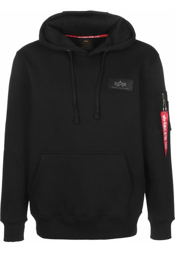 ALPHA INDUSTRIES Felpa  nero / rosso / bianco / cachi