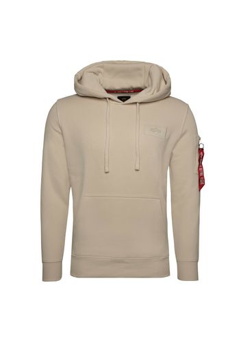 ALPHA INDUSTRIES Felpa  bianco / sabbia