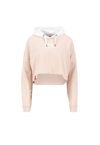 ALPHA INDUSTRIES Felpa  rosa pastello / bianco