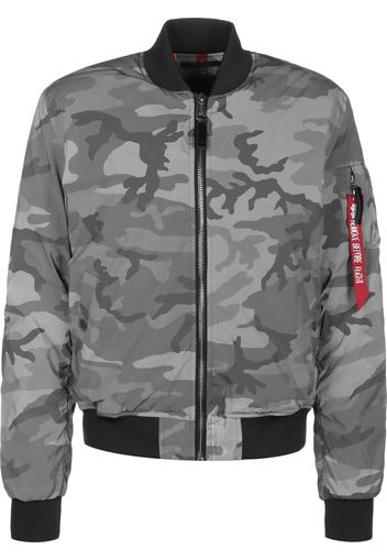 ALPHA INDUSTRIES Giacca di mezza stagione  grigio / nero