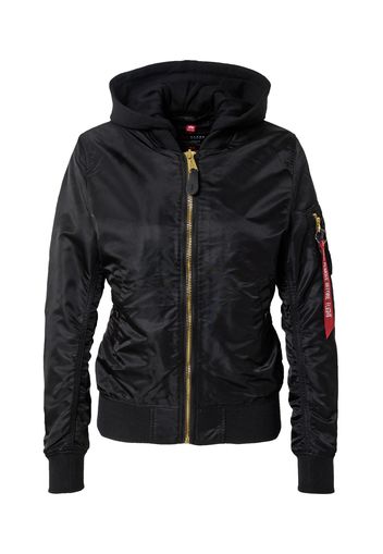 ALPHA INDUSTRIES Giacca di mezza stagione  nero / oro / rosso / bianco