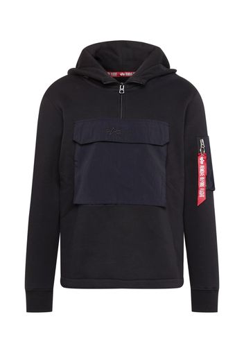 ALPHA INDUSTRIES Felpa  rosso / nero / bianco