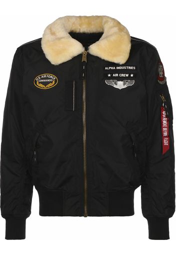 ALPHA INDUSTRIES Giacca invernale ' Injector III Air Force '  nero