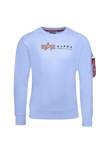 ALPHA INDUSTRIES Felpa  blu chiaro / senape / rosso / nero