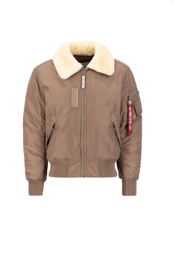 ALPHA INDUSTRIES Giacca invernale 'Injector III'  beige / talpa / rosso / bianco